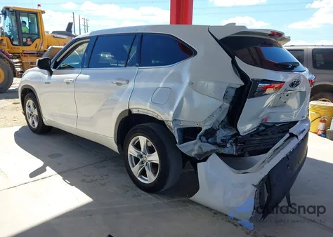 2021 Toyota Highlander Hybrid Le from USA, damaged, VIN 5TDZARAH5MS504642